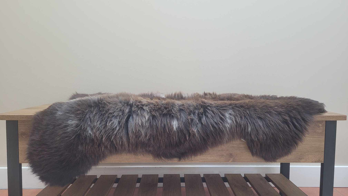 natural sheepskin rug