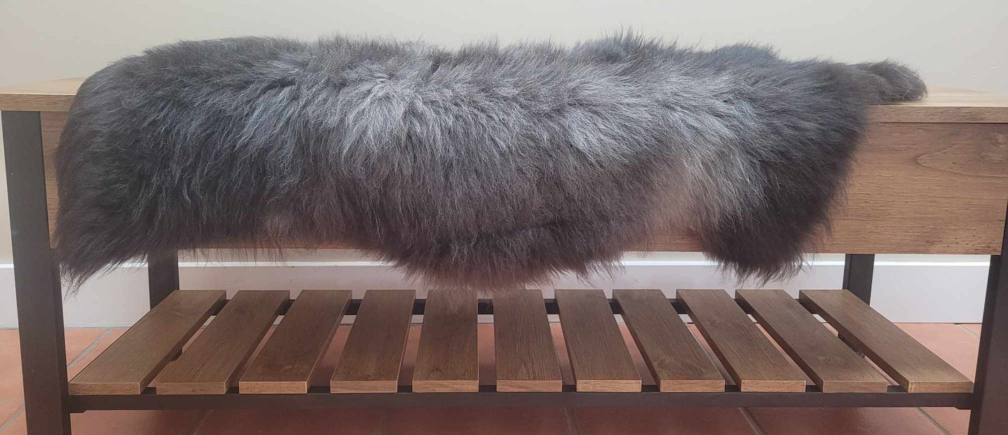 natural sheepskin rug