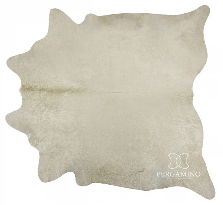Genuine Brazilian Cowhide - White
