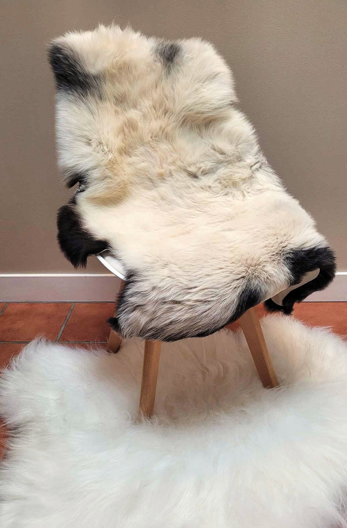natural sheepskin rug