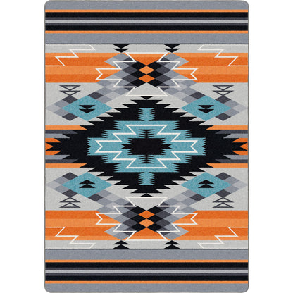 American Dakota Rug - Radio Waves - mountain modern decor