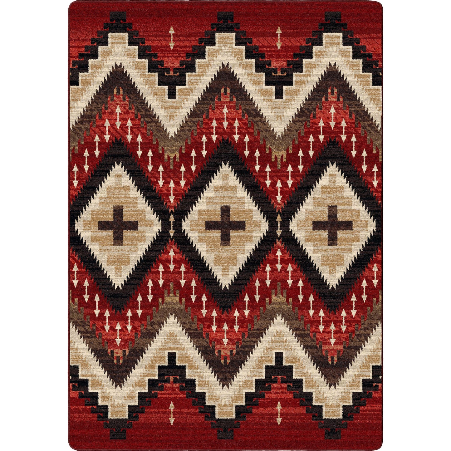 American Dakota Southwestern Mountain Modern rug