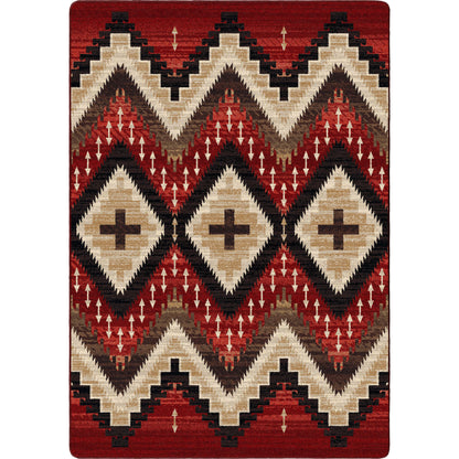 American Dakota Southwestern Mountain Modern rug