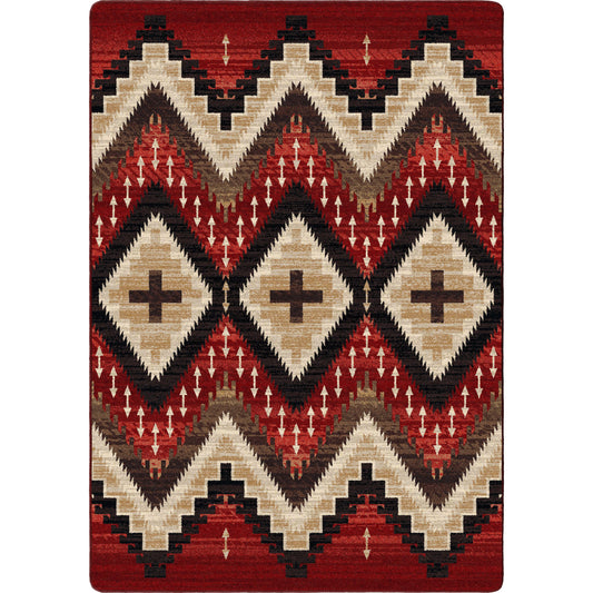 American Dakota Southwestern Mountain Modern rug