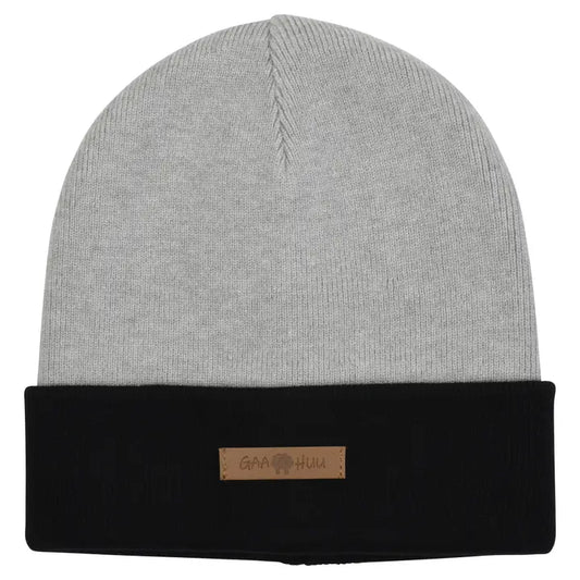 Women's Super Soft Reversible Cuff Cap - Grey / Black